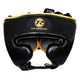Ringside Pro Fitness PU Metallic Head Guard - Metallic Black/Gold