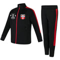 Southampton ABC Kids Slim Fit Tracksuit - Black/Red