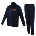 The Ron Field Judo Club Kids Slim Fit Poly Tracksuit - Navy/Royal