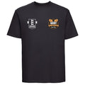 Bodysnatchers Abc Kids Cotton T-Shirt - Black