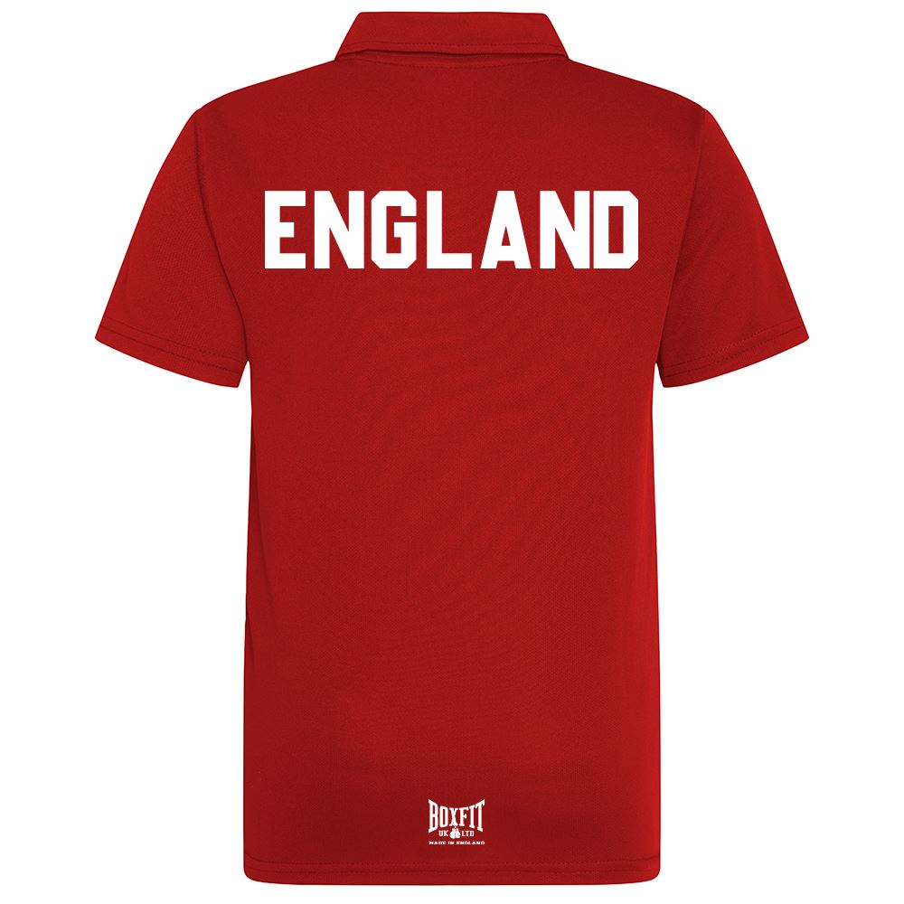 Karate England Squad Kids Polo Shirt