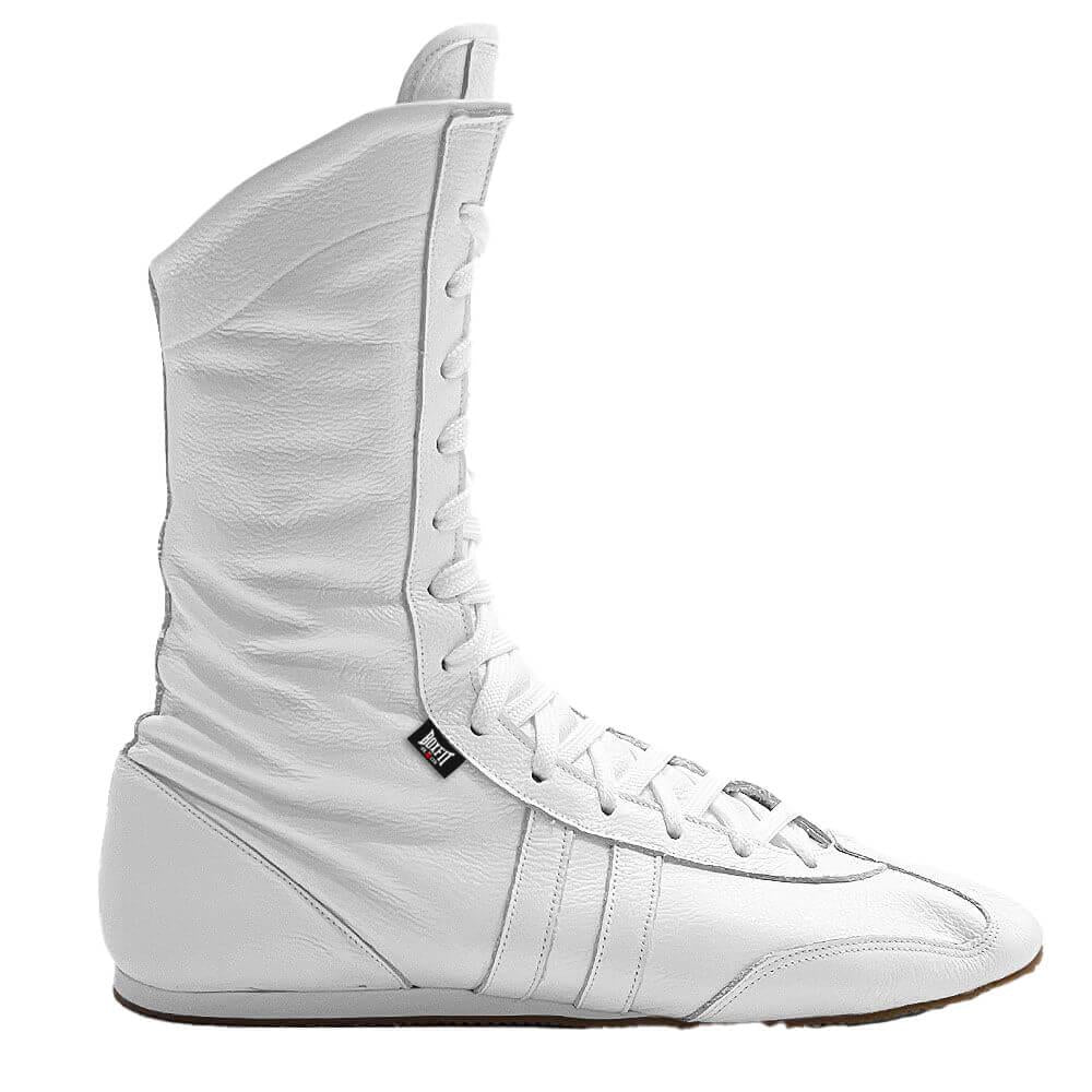 Boxfit Leather High Boxing Boots White – Boxfituk