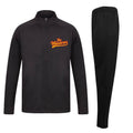 Jordan Reynolds Slim Fit Poly Tracksuit - Black/Black
