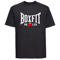 Hit Fitness Boxing Boxfit Logo T-Shirt - Black