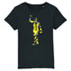 BXF Kids Camo Boxer Tee - Black/Yellow