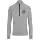 Bxf Lightweight Half Zip Long Sleeve Top - Grey