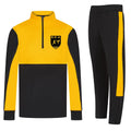 Sport Karate 1/4 Top Tracksuit - Black/Yellow