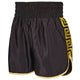 Women'S Luxury Versace Style Boxing Shorts - Black/Gold