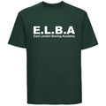 East London Boxing Academy Cotton T-Shirt - Bottle Green