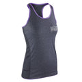 Elite Commando Fitness Stringer Back Top - Charcoal