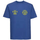 PAULSGROVE & TED HARRIS ABC COTTON T-SHIRT - Royal Blue