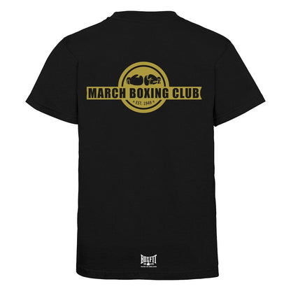 March Boxing Club Cotton T-Shirt Gold Logo