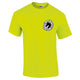 Fight Knights Boxing Gym T-Shirt - Safety Green