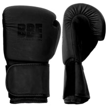 BBE UNIFY4 Matte Black Leather Boxing Gloves