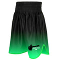 Counter Punch ABC Curved Bout Shorts - Black/Green