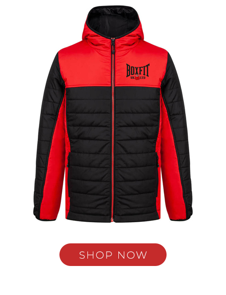 The Boxfit Hooded Contrast Padded Jacket