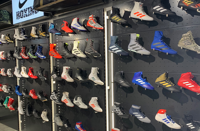 A look at the footwear available in the Boxfit store