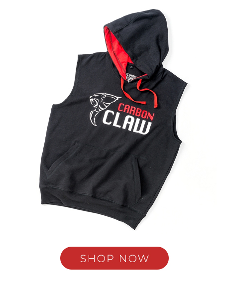 A Carbon Claw Sleeveless Hoodie