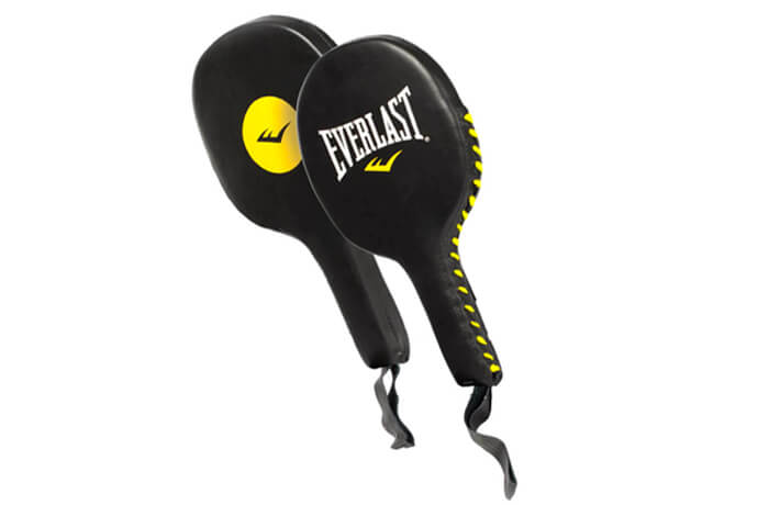A pair of Everlast Leather Punch Paddles